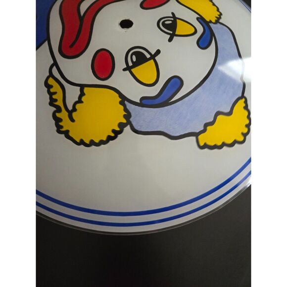 Clown Glass Ceiling Light Circus Clown Light Shade 14.5" w/Red Nose Retro Decor - Picture 6 of 11